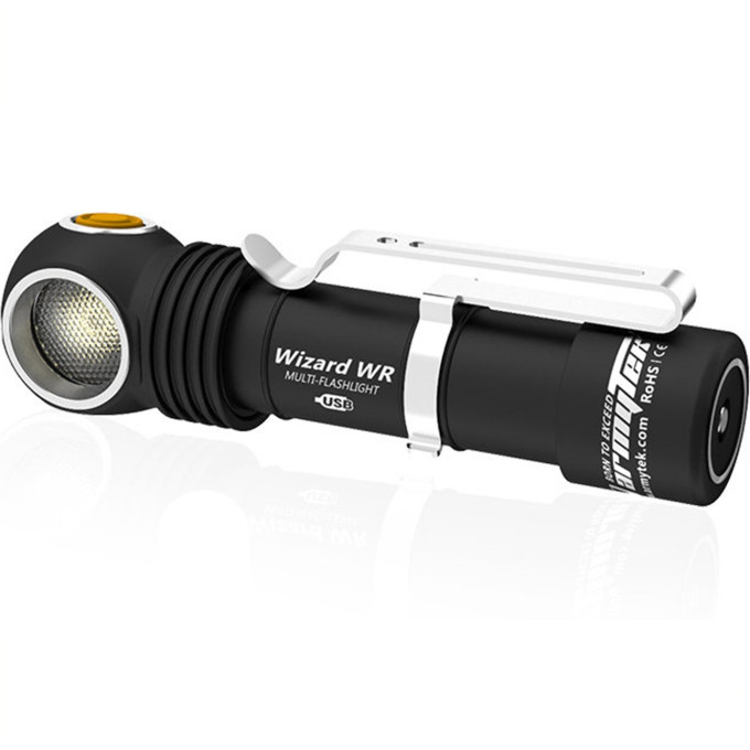 Налобный фонарь ARMYTEK WIZARD WR MAGNET USB+18650 F06301C